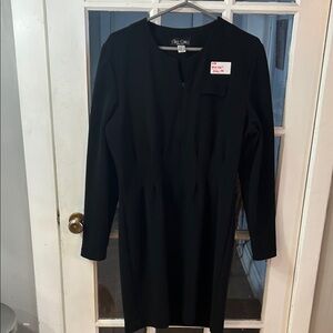 N6.    Classic Black Long Sleeve Dress